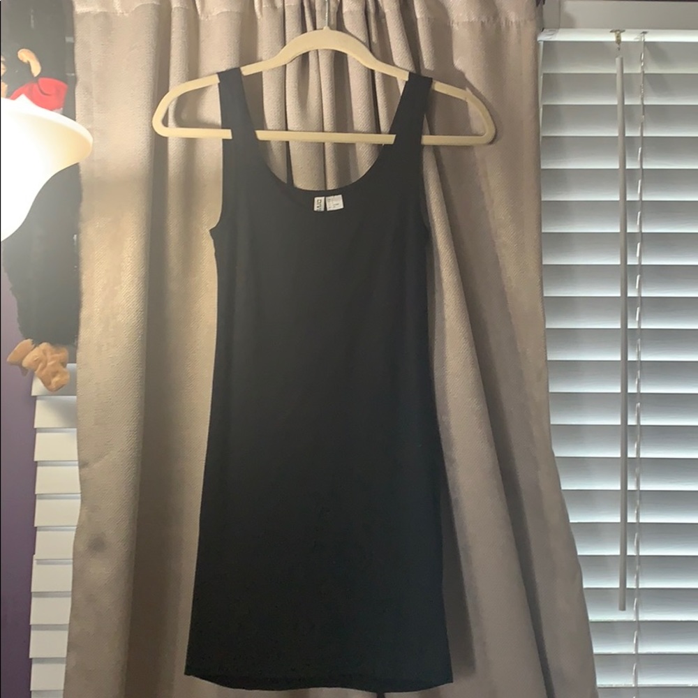 Black tank dress
